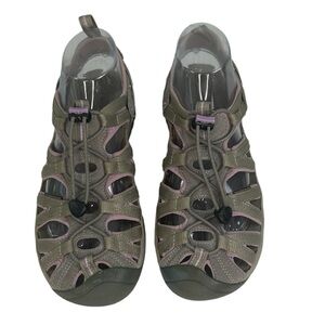 Keen Sandal Whisper Tan Pink Fisherman Outdoor Trail Water Hiking Shoes Womens 9